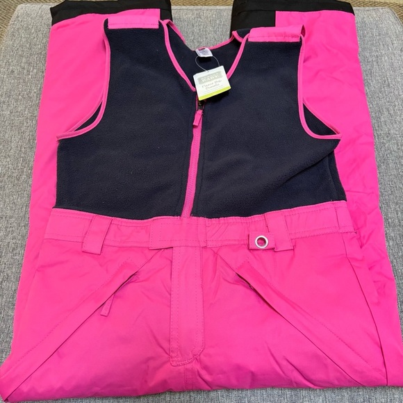 Hudson unisex Snow Bib Overalls, Large - Picture 2 of 8